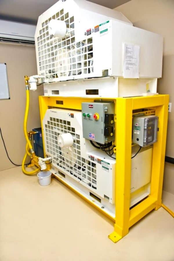 Zdravotnický vzduchový kompresor - horní komora